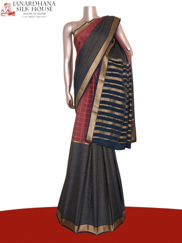 Pure Mysore Crepe Silk Saree